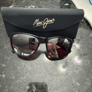 Maui Jim Black and Silver Sunglasses